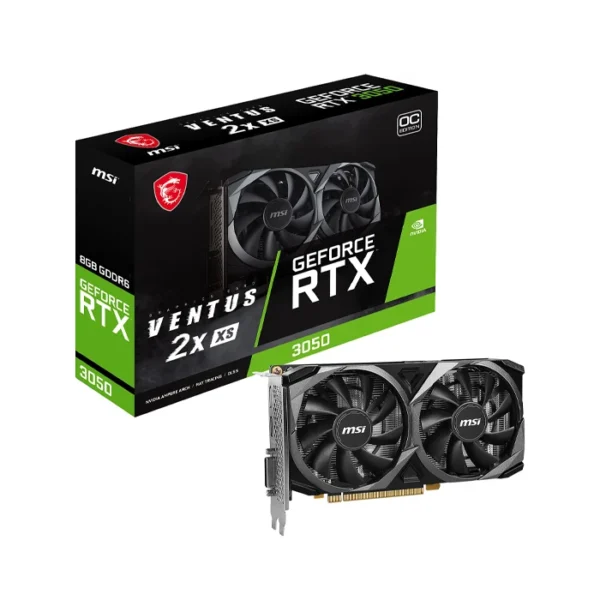 MSI GeForce RTX 3050 Ventus 2X 8G OC Carte Graphique 8 Go